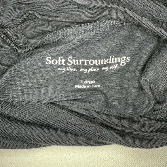 Soft Surroundings Black Long Sleeve Turtleneck Dress - Picture 4 of 5